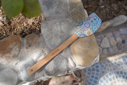 Silikonspatel in Fliesenoptik aus Marokko