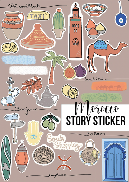 Instagram Story Sticker Marokko Edition